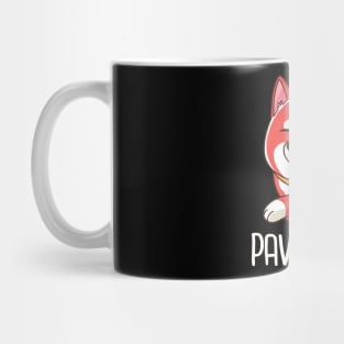 Cute Funny Happy Puppy Quote - Pawfection Artwork Mug